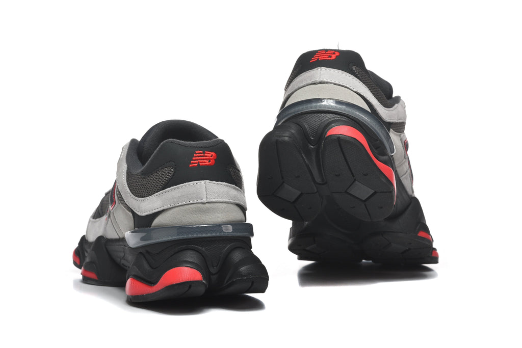 New Balance 9060 Grey / Black / Red - view 5