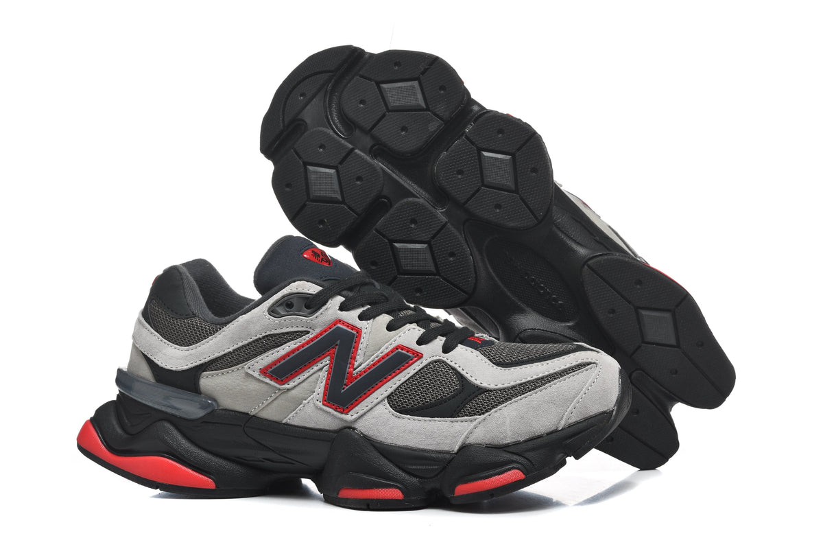 New Balance 9060 "Grey / Black / Red" - view 2