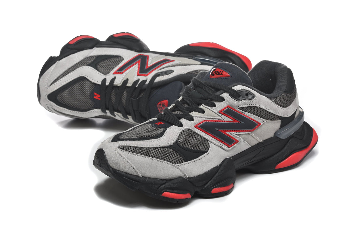 New Balance 9060 "Grey / Black / Red" - view 3