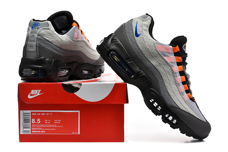Nike Air Max 95 "Grey / Orange / Blue" - view 6