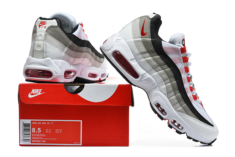 Nike Air Max 95 "White / Red / Black" - view 6