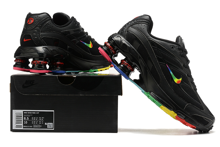Nike Shox Ride 2 SP "Supreme / Black / Rainbow" - view 6
