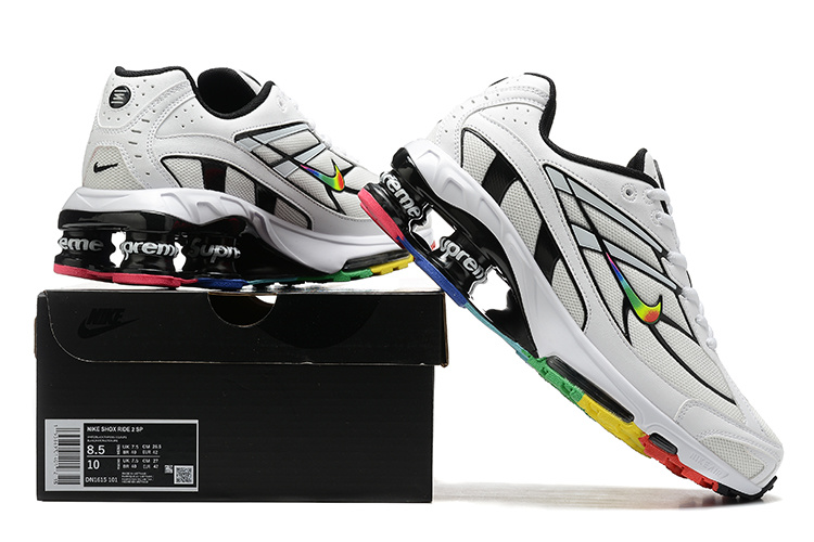 Nike Shox Ride 2 SP "Supreme / White / Rainbow" - view 6