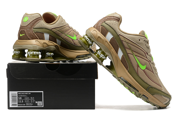 Nike Shox Ride 2 "Supreme / Tan / Volt" - view 6