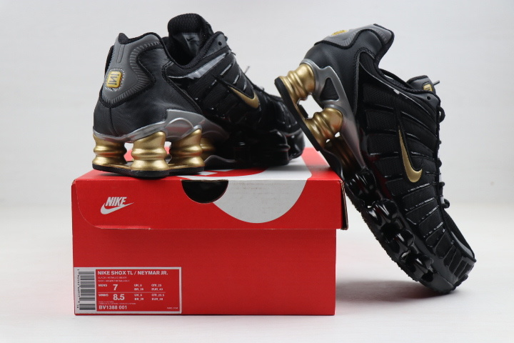 Nike Shox TL "Neymar Jr / Black / Metallic Gold" - view 3