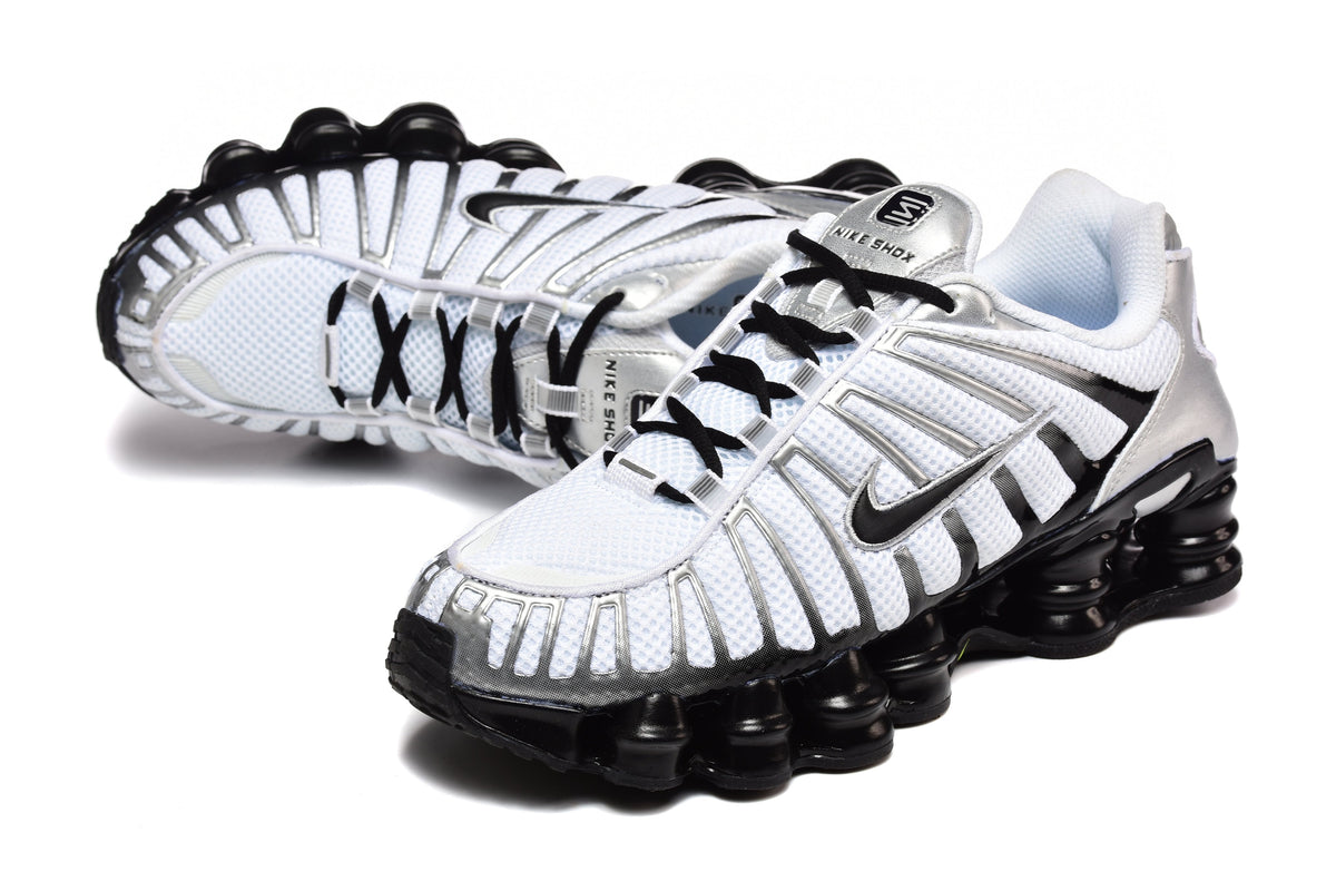 Nike Shox TL "White / Metallic Silver / Black" - view 3