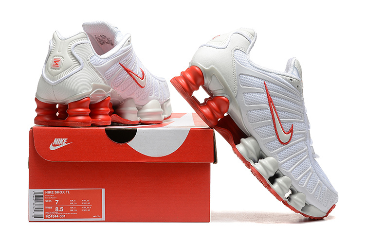Nike Shox TL "White / Picante Red" - view 6