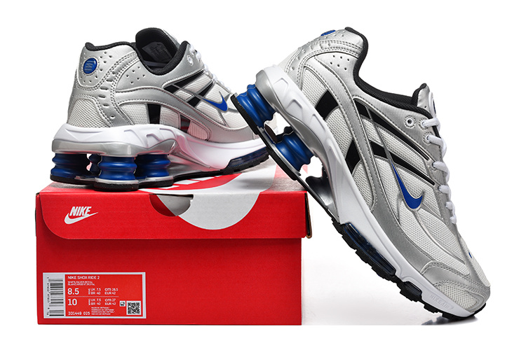 Nike Shox Ride 2 "White / Silver / Royal" - view 6