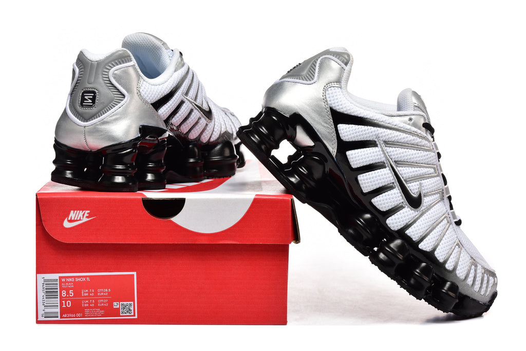 Nike Shox TL White / Metallic Silver / Black - extra view